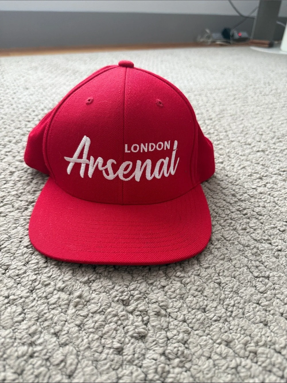 London Arsenal Red Snapback Hat